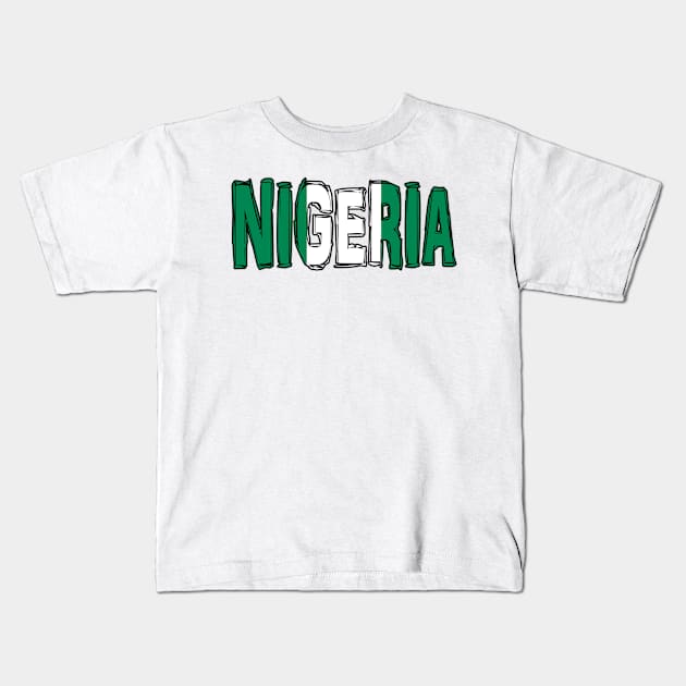 Nigeria Kids T-Shirt by Design5_by_Lyndsey